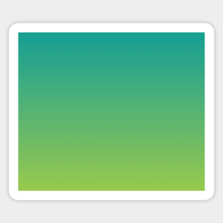 Green Gradient. Sticker